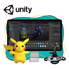 Мир игр на Unity 2D на популярном движке + AI-помощники - КИБЕРшкола программирования для детей, компьютерные курсы для школьников, начинающих и подростков - KIBERone г. Рощино