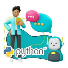 Умный чат-бот на Python на Telegram - КИБЕРшкола программирования для детей, компьютерные курсы для школьников, начинающих и подростков - KIBERone г. Рощино