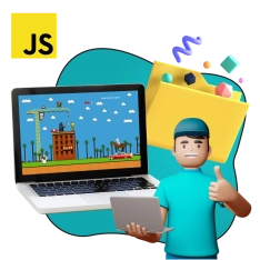 JavaScript + AI. Проектное обучение + геймификация + AI-помощники - КИБЕРшкола программирования для детей, компьютерные курсы для школьников, начинающих и подростков - KIBERone г. Рощино